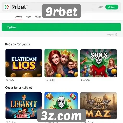 Explorando os jogos populares no site 9rbet